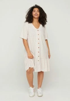 Zizzi Robe Chemise - White