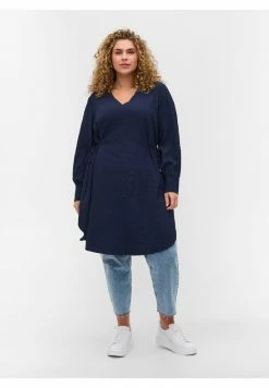 Zizzi Robe De Jour - Blue