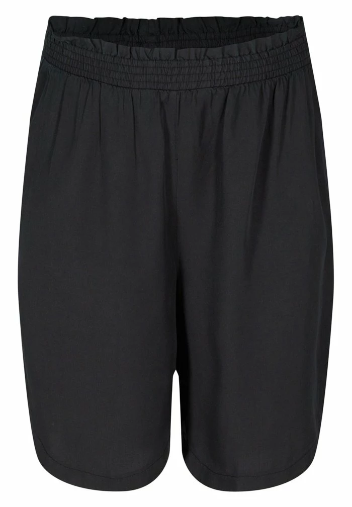 Zizzi LOCKERE MIT SMOCK - Short - Black 4 Zizzi LOCKERE MIT SMOCK - Short - Black – Image 4