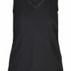 Zizzi MIT SPITZENBÜNDCHEN - Débardeur - Black -France Zizzi Soldes 2022 89de6d0789804d408672365bb249ec62