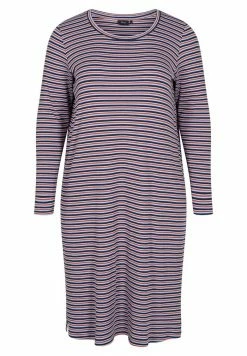 Zizzi MIT SCHLITZ - Robe Pull - Blue