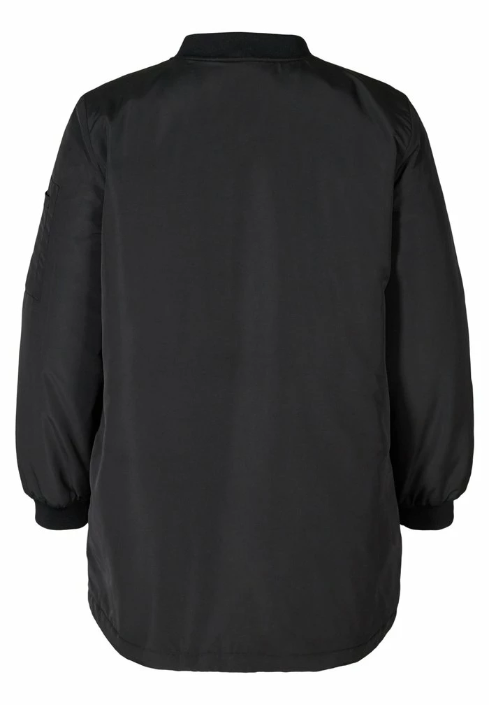 Zizzi MIT TASCHEN - Blouson Bomber - Black 7 Zizzi MIT TASCHEN - Blouson Bomber - Black – Image 7