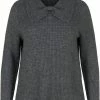 Zizzi Pullover - Dark Grey Melange -France Zizzi Soldes 2022 8b48145e5eff4abba9230c648c5a4baa