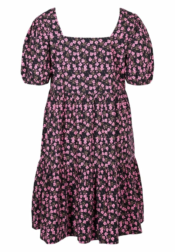 Zizzi Robe De Jour - Flower Aop 6 Zizzi Robe De Jour - Flower Aop – Image 6