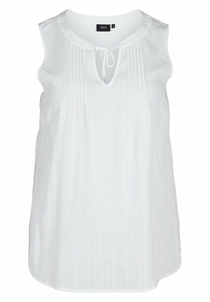 Zizzi Blouse - Bright White 4 Zizzi Blouse - Bright White – Image 4