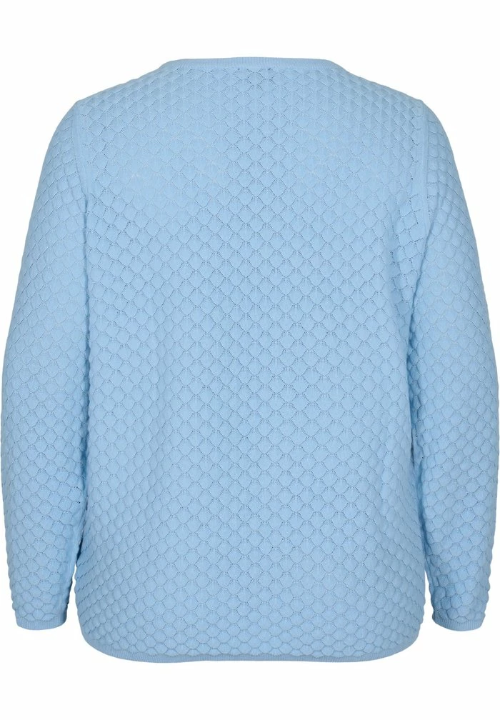 Zizzi Pullover - Light Blue 3 Zizzi Pullover - Light Blue – Image 3
