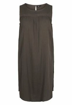 Zizzi Robe De Jour - Khaki