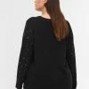 Zizzi AND RHINESTONES - Pullover - Black -France Zizzi Soldes 2022 8e3748526b0a48c9b98466a9a35e64ec