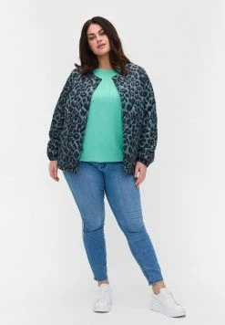 Zizzi Veste Mi-saison - Green