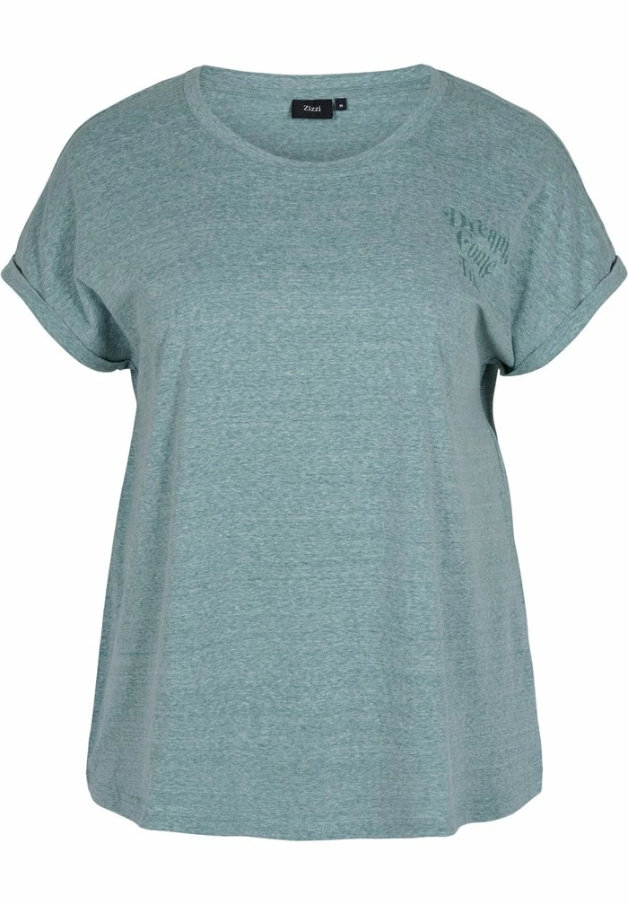 Zizzi T-shirt Imprimé - Green 2 Zizzi T-shirt Imprimé - Green â Image 2