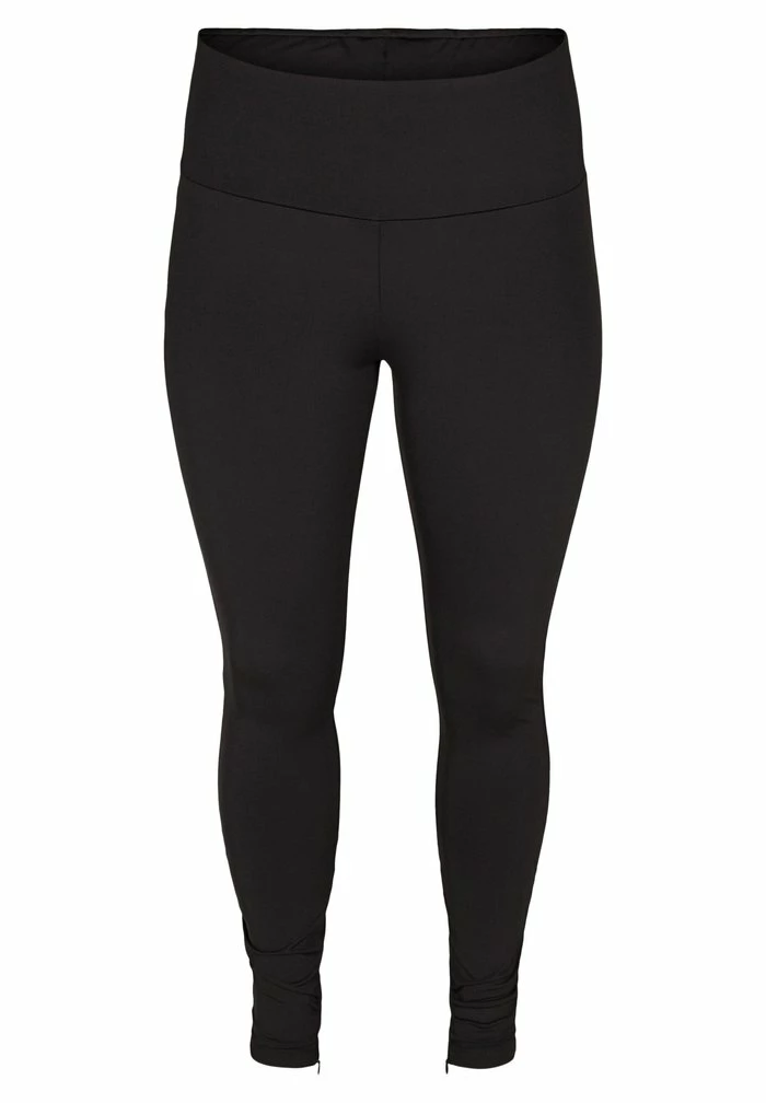 Zizzi MIT REISSVERSCHLUSS - Legging - Black 1 Zizzi MIT REISSVERSCHLUSS - Legging - Black