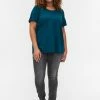 Zizzi KURZARM - Haut De Pyjama - Deep Teal Dream -France Zizzi Soldes 2022 91fca2d1cb7641f8ade23bbf349ea1df