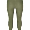Zizzi MIT STRUKTUR UND GUMMIZUG - Legging - Green -France Zizzi Soldes 2022 936dc03c6b2f46a28ad4b6dfa866903c