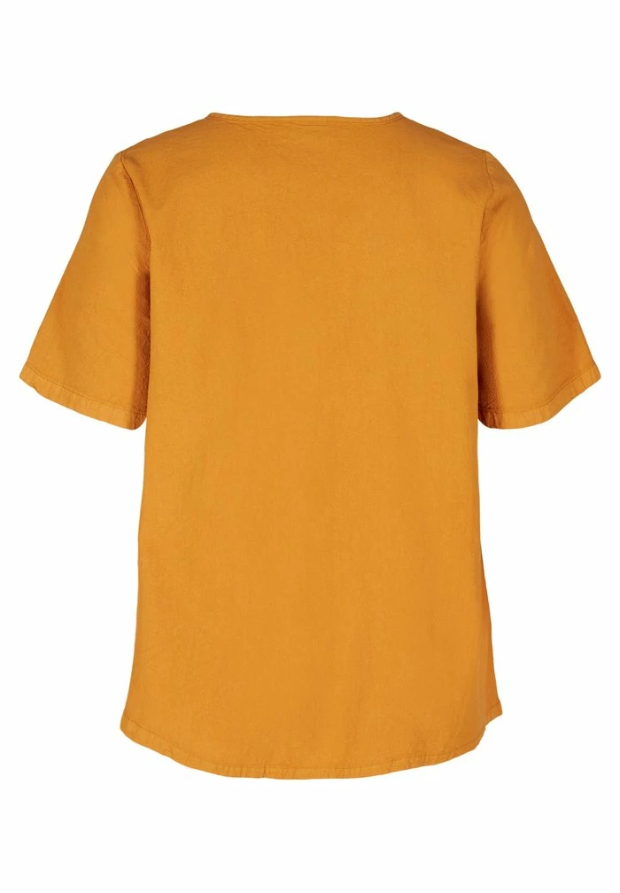 Zizzi Blouse - Buckthorn Brown 6 Zizzi Blouse - Buckthorn Brown – Image 6