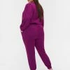 Zizzi Pantalon De Survêtement - Dark Purple -France Zizzi Soldes 2022 93d204e84685459684d4e61f5c5fb5b2
