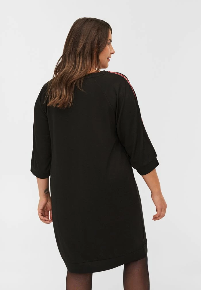 Zizzi KJOLE - Robe De Jour - Black 3 Zizzi KJOLE - Robe De Jour - Black – Image 3