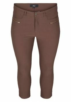 Zizzi Pantalon Classique - Brown