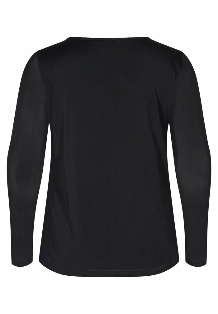 Zizzi Blouse - Black 3 Zizzi Blouse - Black – Image 3