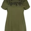 Zizzi MIT PRINTDETAILS - T-shirt Imprimé - Ivy Green Mel Leaf -France Zizzi Soldes 2022 958c443098b04902afe45ef59fe664b4