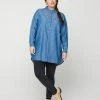 Zizzi Tunique - Blue -France Zizzi Soldes 2022 95e05644bd6644c5910abd1516723de7