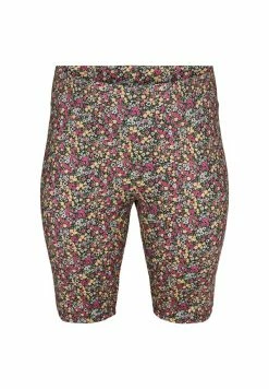 Zizzi BIKEPRINT - Short - Dusty Flower Aop