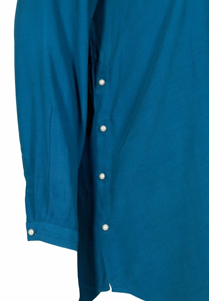 Zizzi WITH PEARLS - Chemisier - Moroccan Blue 6 Zizzi WITH PEARLS - Chemisier - Moroccan Blue – Image 6