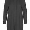 Zizzi KAPUZE - Robe De Jour - Dark Grey Melange -France Zizzi Soldes 2022 96ca84d7823e46fc87883f431d747bbe