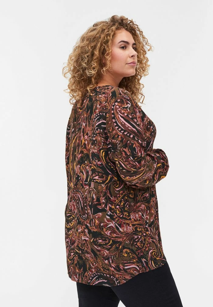 Zizzi Blouse - Paisley Aop 3 Zizzi Blouse - Paisley Aop – Image 3
