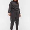 Zizzi Pantalon De Survêtement - Dark Grey Melange -France Zizzi Soldes 2022 97c46182a9a442bf9c88b45da4fccf1c