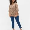 Zizzi MIT 3/4-ÄRMELN - Pullover - Navy Blazer W Birch -France Zizzi Soldes 2022 98406713bde74e4cb1d7a258d4a872a1