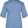 Zizzi 2/4 SLEEVES - Polo - Blue Melange -France Zizzi Soldes 2022 98563db82d7646448e2c1839cfb675b7