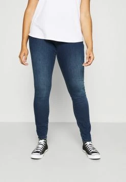 Zizzi JANNA AMY - Jeans Skinny - Dark Blue Denim