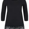 Zizzi T-shirt à Manches Longues - Black -France Zizzi Soldes 2022 9a41a6ab09c34505a40c690e825fcbe1