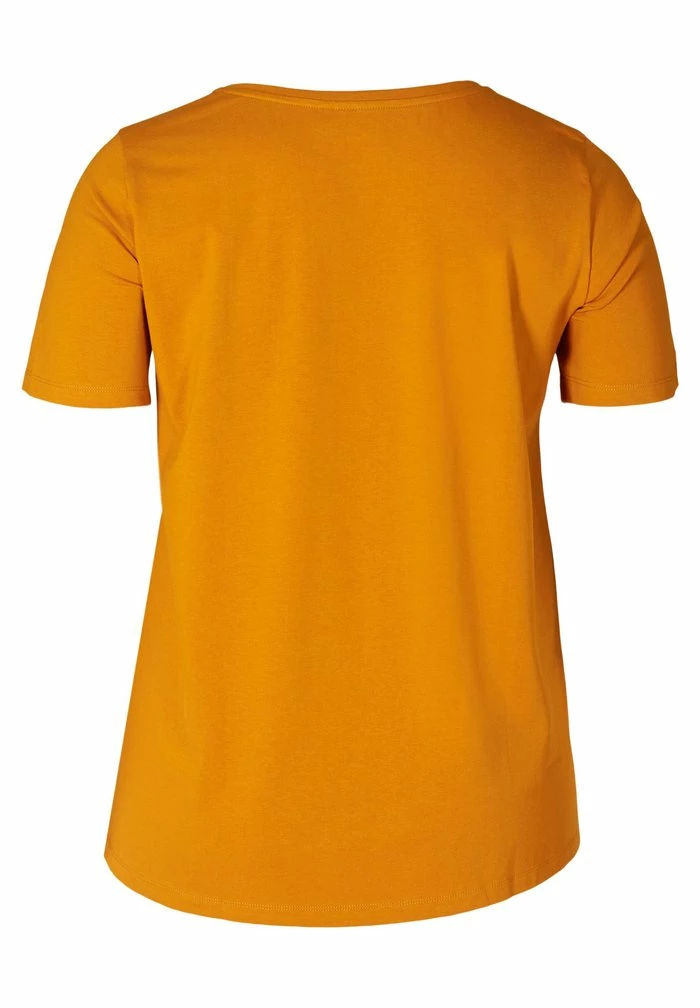 Zizzi T-shirt Basique - Brown 6 Zizzi T-shirt Basique - Brown – Image 6