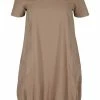 Zizzi Robe De Jour - Brown -France Zizzi Soldes 2022 9c142003bf924d9bb92fb9d63aba1ec0