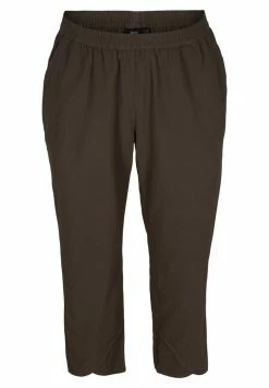 Zizzi Pantalon Classique - Khaki Green
