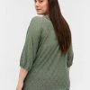 Zizzi Blouse - Agave Green -France Zizzi Soldes 2022 9cb98d53efbd43a8af28d9ffca73f6e5