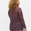 Zizzi LANGARM MIT MESH UND PRINT - Blouse - Black -France Zizzi Soldes 2022 9ceb7ad0d87b4125ae643d274c33468f