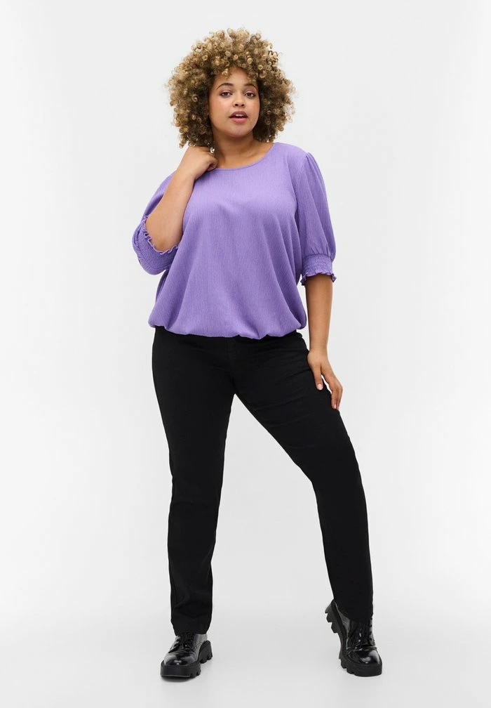 Zizzi Blouse - Paisley Purple 1 Zizzi Blouse - Paisley Purple