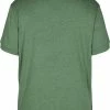 Zizzi 2/4 SLEEVES - Polo - Green Melange -France Zizzi Soldes 2022 9de569a125fe4a218d78bbe503b67c60