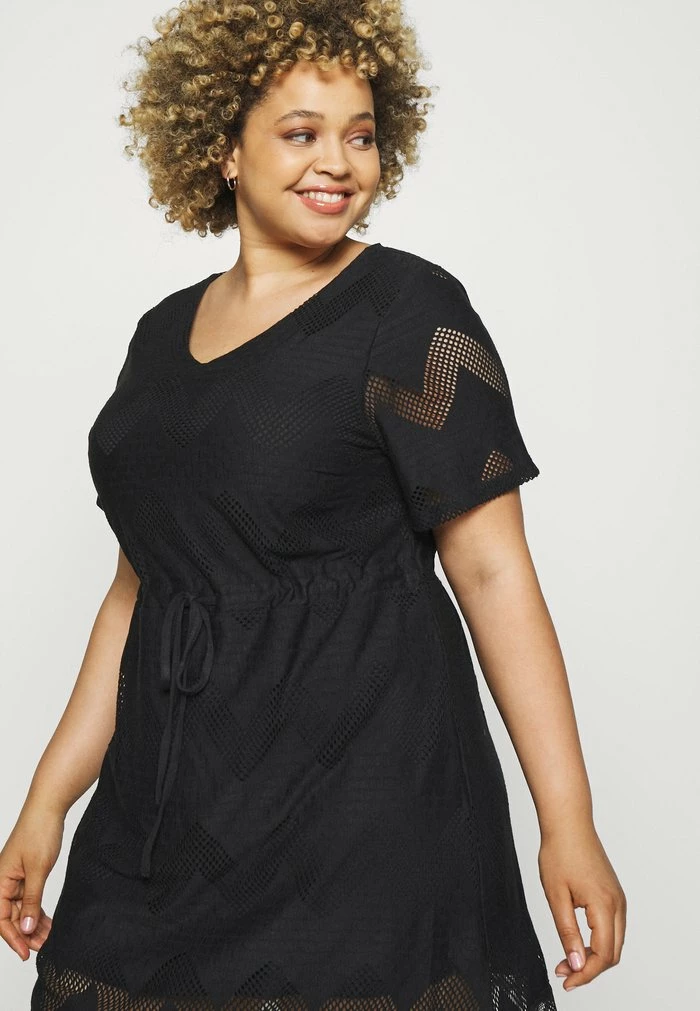 Zizzi MALEXANDRA TUNIC - Blouse - Black 4 Zizzi MALEXANDRA TUNIC - Blouse - Black – Image 4