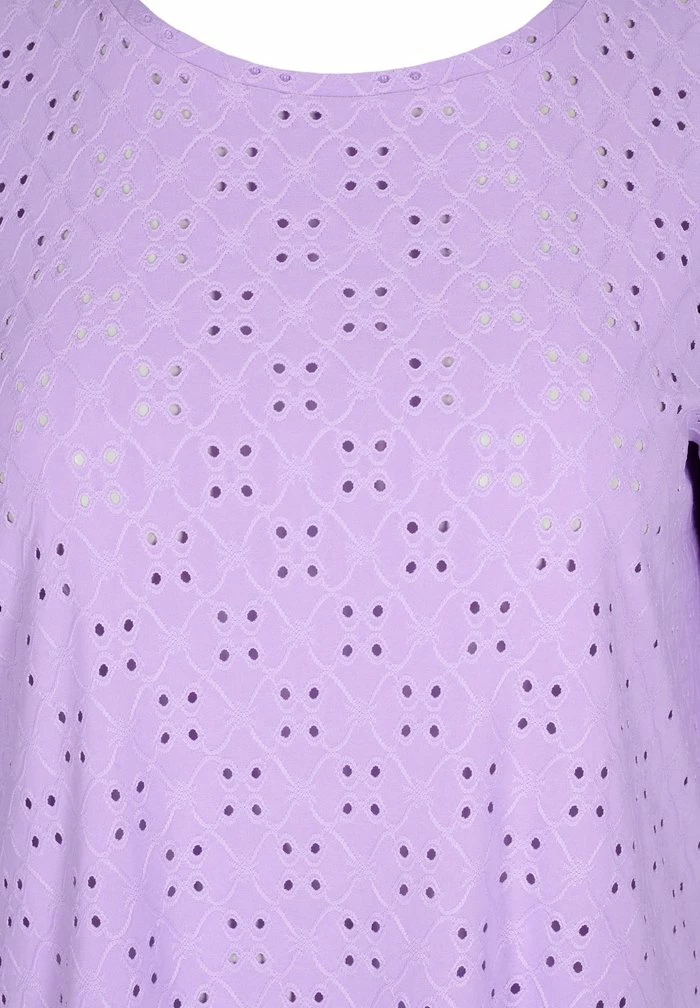 Zizzi 2/4 ARMELN - T-shirt Imprimé - Lavendula 3 Zizzi 2/4 ARMELN - T-shirt Imprimé - Lavendula – Image 3