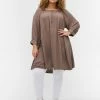 Zizzi Tunique - Brown -France Zizzi Soldes 2022 9e4d42dc9cca48deb3338234af5a1cd0