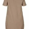 Zizzi Robe De Jour - Brown -France Zizzi Soldes 2022 9e6b70b07de3497dbebce295c445ba02