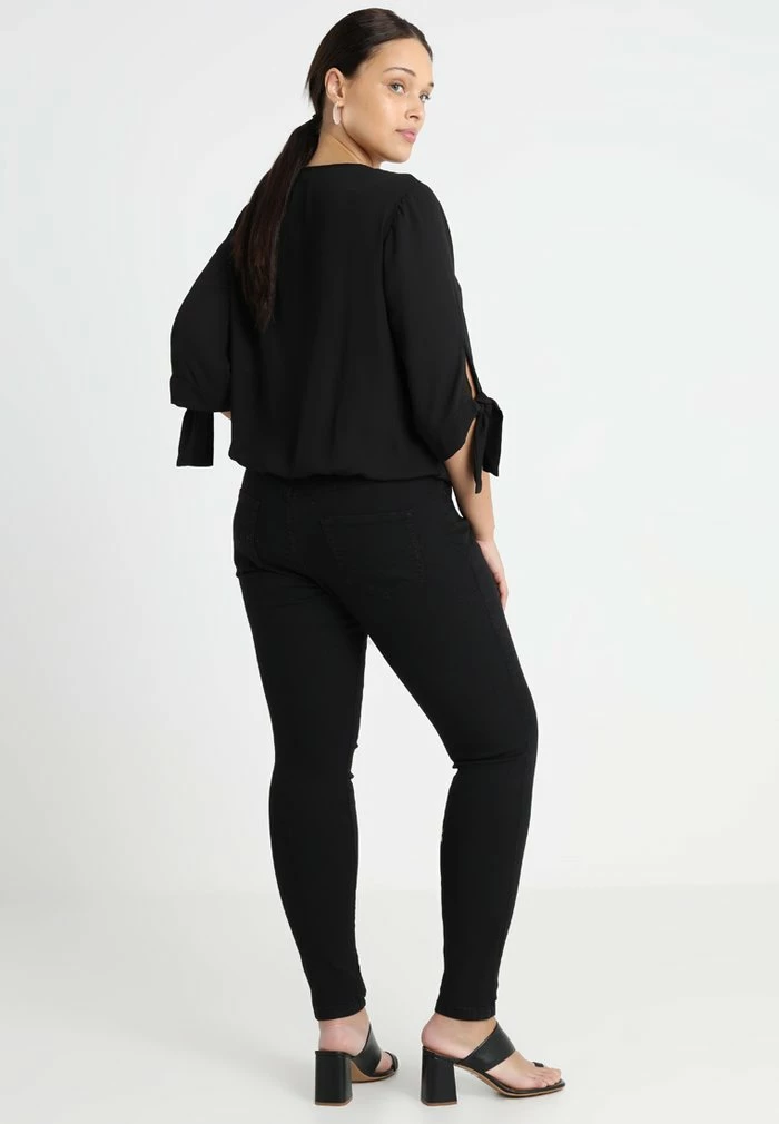 Zizzi LONG AMY - Jean Slim - Black 3 Zizzi LONG AMY - Jean Slim - Black – Image 3