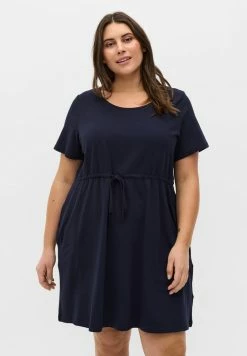 Zizzi SHORT SLEEVED - Robe De Jour - Night Sky Solid