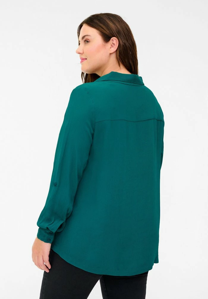 Zizzi MIT V-AUSSCHNITT - Chemisier - Pacific 3 Zizzi MIT V-AUSSCHNITT - Chemisier - Pacific – Image 3