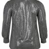 Zizzi T-shirt à Manches Longues - Silver -France Zizzi Soldes 2022 9fb0f031da0d4f6db5b2d95bd1185245