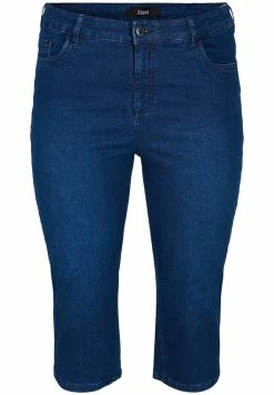 Zizzi Short En Jean - Dark Blue Denim
