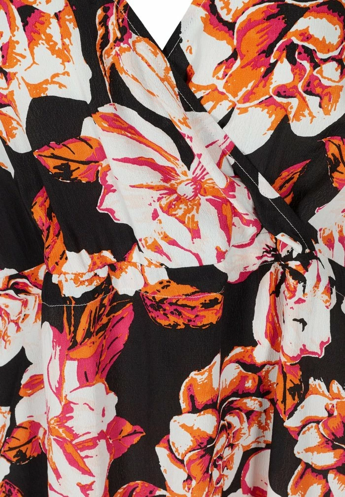 Zizzi Blouse - Black Big Flower 5 Zizzi Blouse - Black Big Flower – Image 5